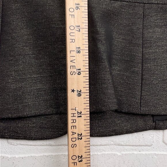 Le Suit  Women 4 Black White Flecked Peplum Polyester Classic Career Party Flaws - Picture 10 of 16